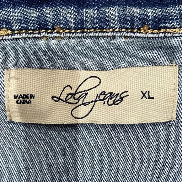 Lola Jeans |  Jean & Lace Vest - Picture 5 of 6